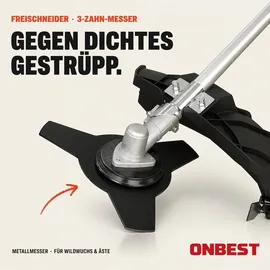 onbest MT1452 Multitool 4in1 Benzin 52cm3 1,9 PS