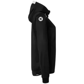 Kempa Player Kapuzenjacke WOMEN, in schwarz/weiß XS