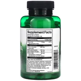 Swanson Health Products Lecithin, Kelp, B6 und Apfelessig Tabletten 240 St.