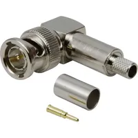 BKL Electronic 0401218 0401218 BNC-Steckverbinder Stecker, gewinkelt 50Ω 1St.
