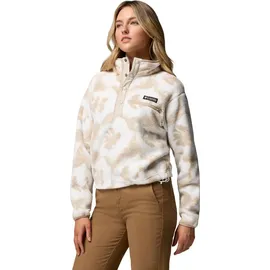 Columbia Helvetia II Printed Cropped Half Snap Weiß S