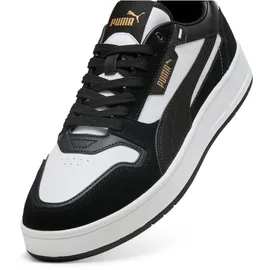 Puma Court Classic Street Suede Sneaker 01 white/black/gold 43