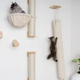 RHR Quality RHRQuality Wandmöbel Kletterwand (Bis 20KG💪) 175 x 30 cm für alle Katzen beige