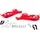 Acerbis Rally Profile Handprotektoren Lenker rot