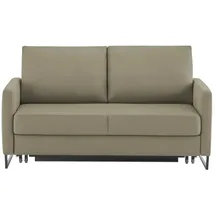 Höffner Schlafsofa aus Flachgewebe Fürth , braun , Maße (cm): B: 160 H: 90 T: 95.0