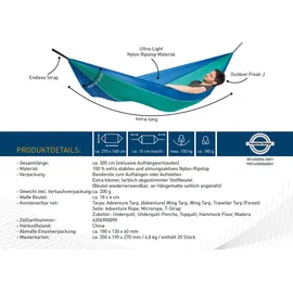 AMAZONAS Adventure Fire 275 x 140 cm rot/orange