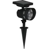 Luxform Solar-Intelligente Hybrid-Erdspießleuchte schwarz 1 Stk. 50 lm