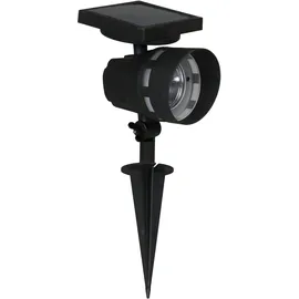 Luxform Solar-Intelligente Hybrid-Erdspießleuchte schwarz 1 Stk. 50 lm