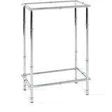 Haku-Möbel Konsolentisch 50 x 25 x 75 cm silber