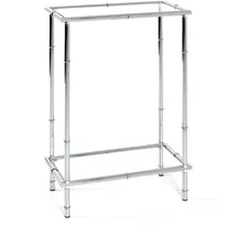Haku-Möbel Konsolentisch 50 x 25 x 75 cm silber