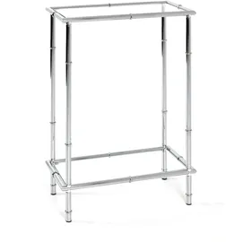 Haku-Möbel Konsolentisch 50 x 25 x 75 cm silber