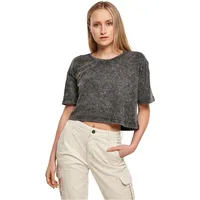 Build Your Brand Damen BY054-Ladies Acid Washed Cropped Tee