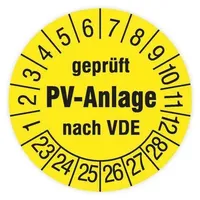 CIMCO Prüfplakette PV-Anlage 182701