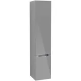 Villeroy & Boch Subway 2.0 Hochschrank 35 x 165 x 37 cm Glossy Grey Holz/MDF
