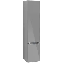 Villeroy & Boch Subway 2.0 Hochschrank 35 x 165 x 37 cm Glossy Grey Holz/MDF