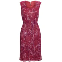 GOLDNER Abendkleid Figur umspielendes Kleid mit feinen Glanzgarnen Rosa 46