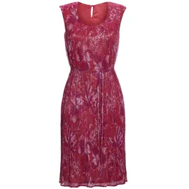 GOLDNER Abendkleid Figur umspielendes Kleid mit feinen Glanzgarnen Rosa 46