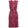 GOLDNER Abendkleid Figur umspielendes Kleid mit feinen Glanzgarnen Rosa 46