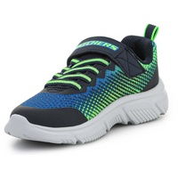 SKECHERS GO Run 650 NORVO Sneaker, Navy & Lime Textile/Navy Synthetic/Lime Tri, 21