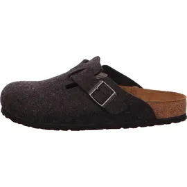 Birkenstock Boston Wool Narrow Hausschuhe (Größe 36, grau)