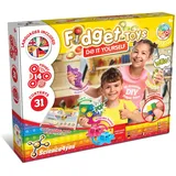 Science4you - Fidget Toys Set für Kinder ab 6 – Anti Stress Spielzeug für Kinder, Fidget Toys Selber Machen: Pop It, Quetschball, Mood Octopus, Kinetic Sand, Sensorik Spielzeug für Kinder 6+ Jahren