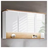 Lomadox Bermuda-56 120 cm weiß LED