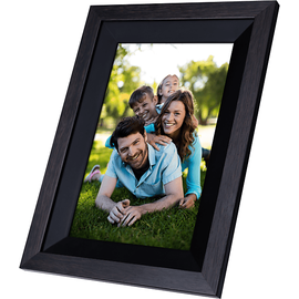 Rollei Smart Frame WiFi 105 mit App-Funktion Digitaler Bilderrahmen, 25,53 cm, 1200 x 1920p, Wooden Schwarz