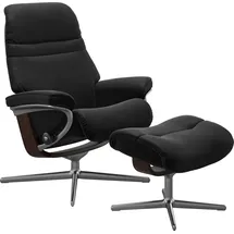 Stressless Relaxsessel STRESSLESS "Sunrise", schwarz (schwarz paloma), B:92cm H:105cm T:80cm, Leder PALOMA: PALOMA ist ein durchgefärbtes Semianilin-Möbelleder mit natürlicher Narbung.