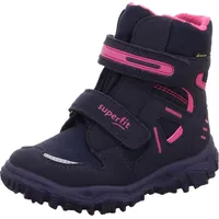 superfit Husky warm gefütterte Gore-Tex Schneestiefel, BLAU/ROSA 8020, 28