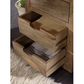 MASSIVMOEBEL24.DE Nature Grey Rollcontainer 45x40x60 grau