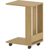 Livetastic Beistelltisch Eichefarben - 45x60x37 cm Wohnzimmer, Wohnzimmertische, Beistelltische