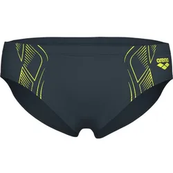 ARENA Badehose MENS REFLECTING SWIM BRIEFS, ASPHALT, 4
