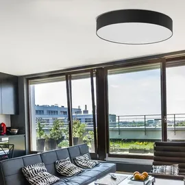 TK Lighting RONDO 4-flg. 15W 60 cm Schwarz/Weiß