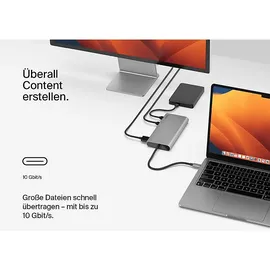Belkin Universal USB-C-8-in-1-Core-Hub Docking Station, Silber