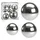 Cepewa 7er Set Style Deko Kugeln 3 Größen Sortiert Silber Teichkugeln Metallkugeln - Silber