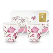 Pip Studio Jolie Tulip Becher 0,45 l Pink 2 St.