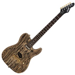 Slick SL50 BA E-Gitarre Black Ash