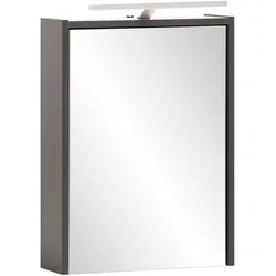 Tchibo - Spiegelschrank »Katta« - 43,5x16x64cm - anthrazit - Holz / Metall
