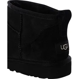 UGG Australia UGG Klassische Ultra-Mini-Wildlederhausschuhe, Schwarz 42 EU - Schwarz