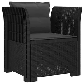 vidaXL 1-Sitzer Sessel 1 x 1 x 1 cm grau