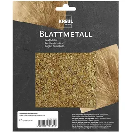 Kreul Blattmetall-Flocken gold 2 g für circa 0,33 m2