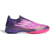 adidas F50 League Lamine Yamal Laceless Fußballschuh Purple/Cloud White/Lucid Lemon 43 1/3 - 43 1/3 EU