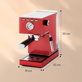 Klarstein Pausa Espressomaker rot