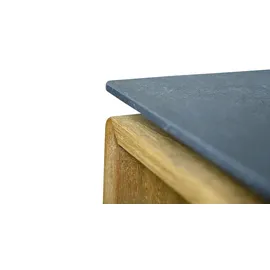 Sit Mobilia Tisch Oslo Edelstahl 140 x 95 cm Weiß