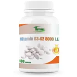 Vitamin D3 K2 5000 I.U 180 Tabletten , Vitamin D3 5000 I.E , Vitamin K2