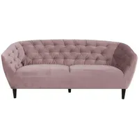 AC Design Furniture Actona Sofa Ria Stoff Dusty Rose 3-Sitzer