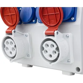 Doktorvolt Stromverteiler pTD-S/FI 32A 16A 4x230V SIEMENS und MENNEKES Doktorvolt DV-4845-D