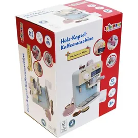 Vedes SpielMaus Küce Holz Kapsel-Kaffeemaschine mit Zubehör aus Kapselmaschine - holz