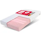 FDM Matratze 80x200 cm Härtegrad H3 H4 Höhe 20 cm Kaltschaummatratze Doppelseitige Rollmatratze HR-Schaum 7 Komfortzonen mit Hypoallergenem Waschbarem Jersey Bezug Oeko-Tex Verdura MAX Double