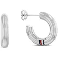 Tommy Hilfiger Creolen CIRCLES silber 2780948 22mm